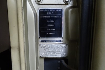 Lot 127 - 1987 Rolls-Royce Silver Spirit