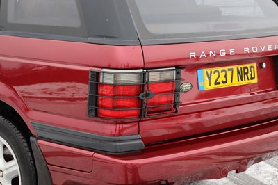 Lot 65 - 2001 Range Rover 2.5 TD Bordeaux