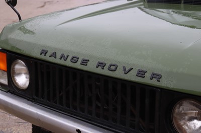 Lot 72 - 1972 Range Rover Two-Door 'Suffix A'