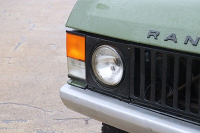 Lot 72 - 1972 Range Rover Two-Door 'Suffix A'