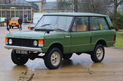 Lot 72 - 1972 Range Rover Two-Door 'Suffix A'
