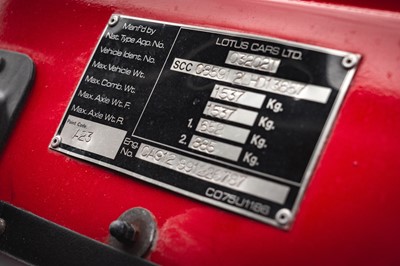 Lot 69 - 1990 Lotus Esprit