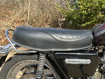 Lot 277 - 1975 Triumph Bonneville T140V