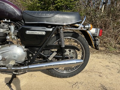 Lot 277 - 1975 Triumph Bonneville T140V