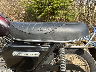 Lot 277 - 1975 Triumph Bonneville T140V
