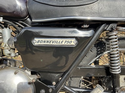 Lot 277 - 1975 Triumph Bonneville T140V