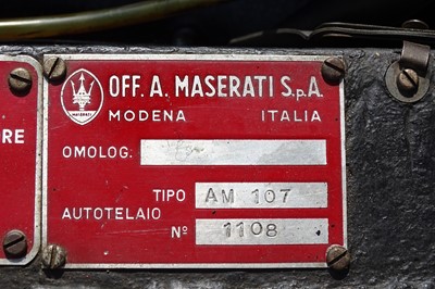 Lot 95 - 1966 Maserati Quattroporte