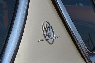 Lot 95 - 1966 Maserati Quattroporte