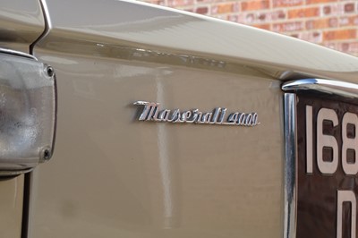 Lot 95 - 1966 Maserati Quattroporte