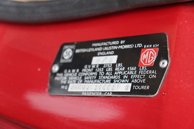 Lot 47 - 1972 MG B Roadster