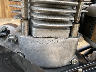 Lot 258 - 1952 Velocette MAC