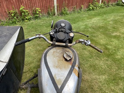 Lot 385 - c.1948 Norton Big Four with Swallow Commando sidecar