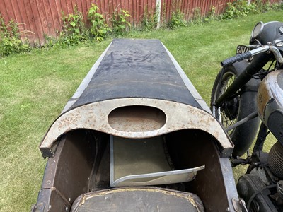 Lot 385 - c.1948 Norton Big Four with Swallow Commando sidecar