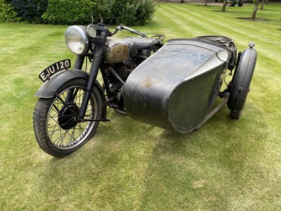 Lot 385 - c.1948 Norton Big Four with Swallow Commando sidecar