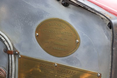 Lot 252 - 1922 Vauxhall 25hp D-Type Tourer