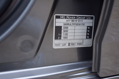 Lot 13 - 2005 MG ZT-T 190+