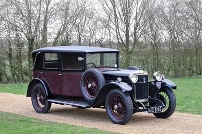 Lot 81 - 1928 Sunbeam Twenty Weymann Saloon
