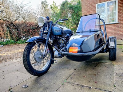 Lot 217 - 1952 Panther 100 Combination Sidecar