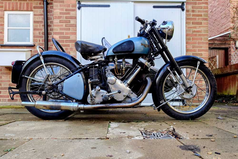 Lot 217 - 1952 Panther 100 Combination Sidecar