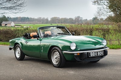 Lot 95 - 1980 Triumph Spitfire 1500