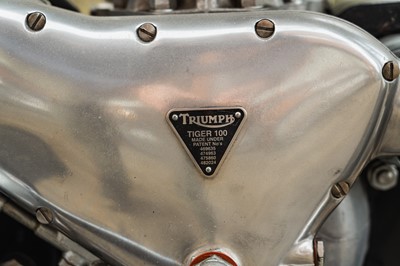 Lot 256 - 1954 Triumph T100