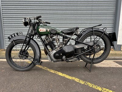 Lot 409 - 1929 BSA Model S29 'Sloper'