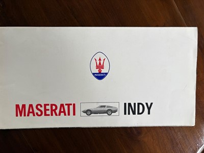 Lot 65 - 1971 Maserati Indy 4.2