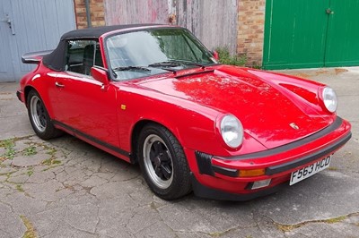 Lot 1988 Porsche 911 Carrera 3.2 Sport Cabriolet