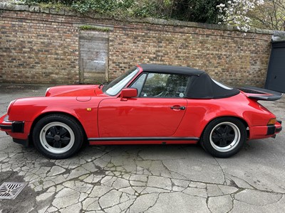 Lot 1988 Porsche 911 Carrera 3.2 Sport Cabriolet