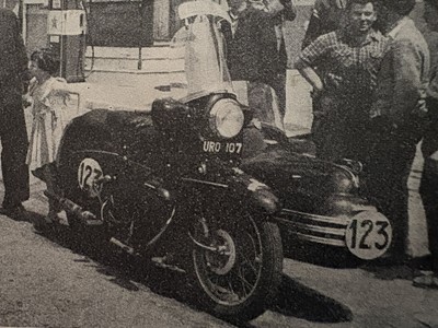 Lot 1955 Vincent Black Prince/Watsonian Combination