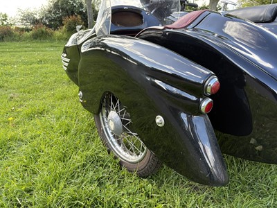 Lot 1955 Vincent Black Prince/Watsonian Combination