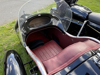 Lot 1955 Vincent Black Prince/Watsonian Combination