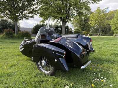 Lot 1955 Vincent Black Prince/Watsonian Combination