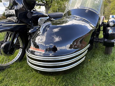 Lot 1955 Vincent Black Prince/Watsonian Combination