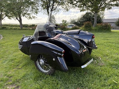 Lot 1955 Vincent Black Prince/Watsonian Combination