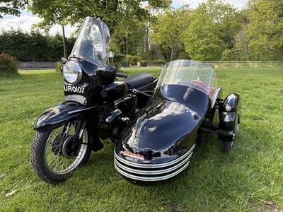 Lot 1955 Vincent Black Prince/Watsonian Combination