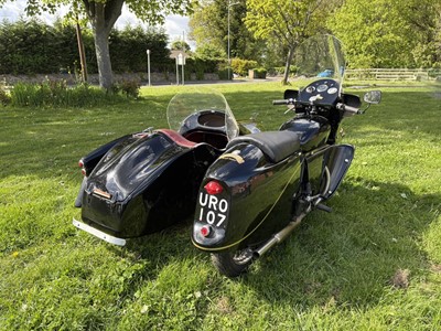 Lot 1955 Vincent Black Prince/Watsonian Combination