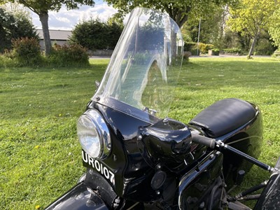 Lot 1955 Vincent Black Prince/Watsonian Combination
