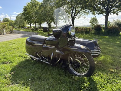 Lot 1955 Vincent Black Prince/Watsonian Combination