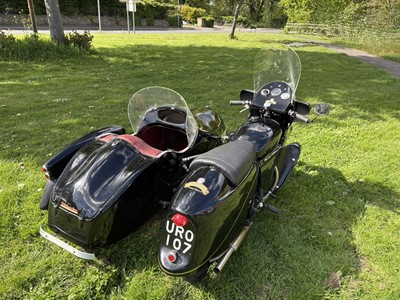 Lot 1955 Vincent Black Prince/Watsonian Combination