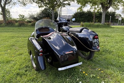 Lot 1955 Vincent Black Prince/Watsonian Combination