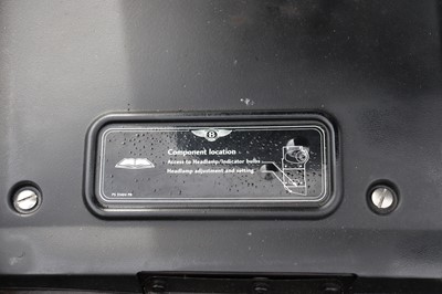Lot 60 - 1999 Bentley Arnage Green Label