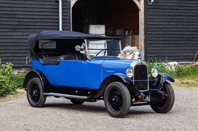 Lot 10 - 1927 Citroën Type B14 F Torpédo