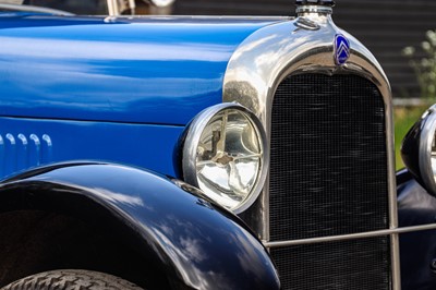 Lot 10 - 1927 Citroën Type B14 F Torpédo