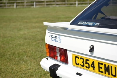 Lot 39 - 1986 Ford Escort RS Turbo