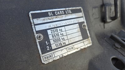 Lot 47 - c.1980 Range Rover 'Two Door'