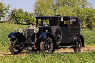 Lot 80 - 1928 Sunbeam Twenty Weymann Saloon