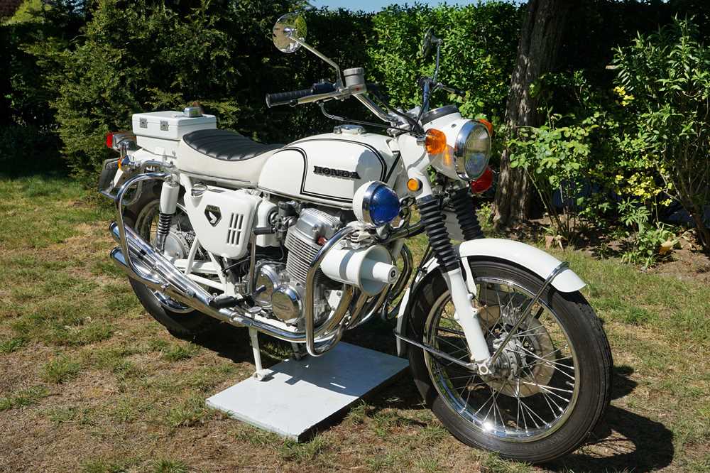 Lot 1970 Honda CB750 Police Bike