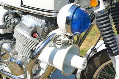 Lot 1970 Honda CB750 Police Bike