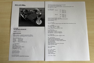 Lot 1993 Ducati 900SS